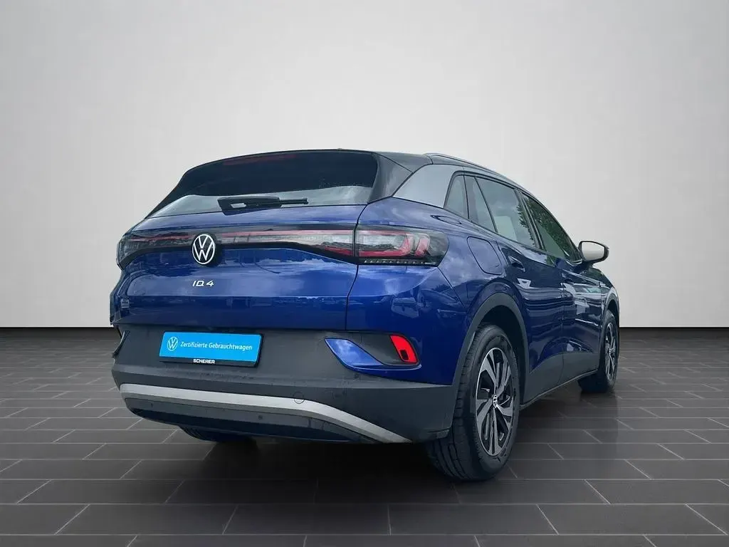 Gebraucht VW ID.4 Pure 125 kW (170 PS) 2022 Blue dusk metallic schwarz SUV