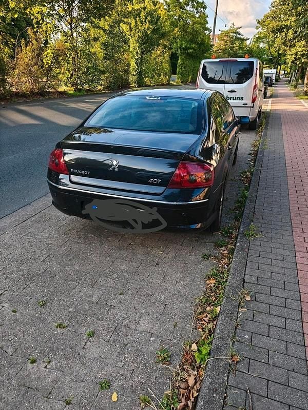 Schwarz Gebraucht 2006 Peugeot 407 Limousine | 1.000 € (Guter Preis) - Bild 1/4