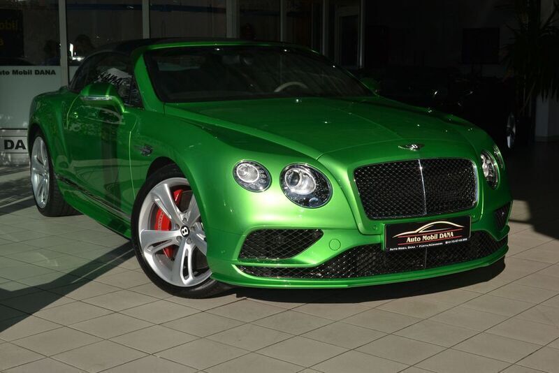 Grün metallic Gebraucht 2015 Bentley Continental GT Convertible Cabrio | 168.000 € - Bild 1/4