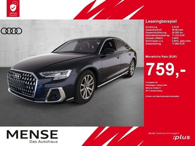 Firmamentblau Gebraucht 2024 Audi A8 Ambiente Limousine | 71.415 € (Superpreis) - Bild 1/4