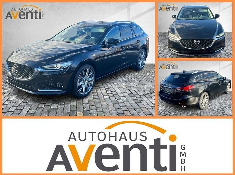 Schwarz Gebraucht 2024 Mazda 6 Exclusive-Line Kombi | 30.849 € (Guter Preis) - Bild 1/4