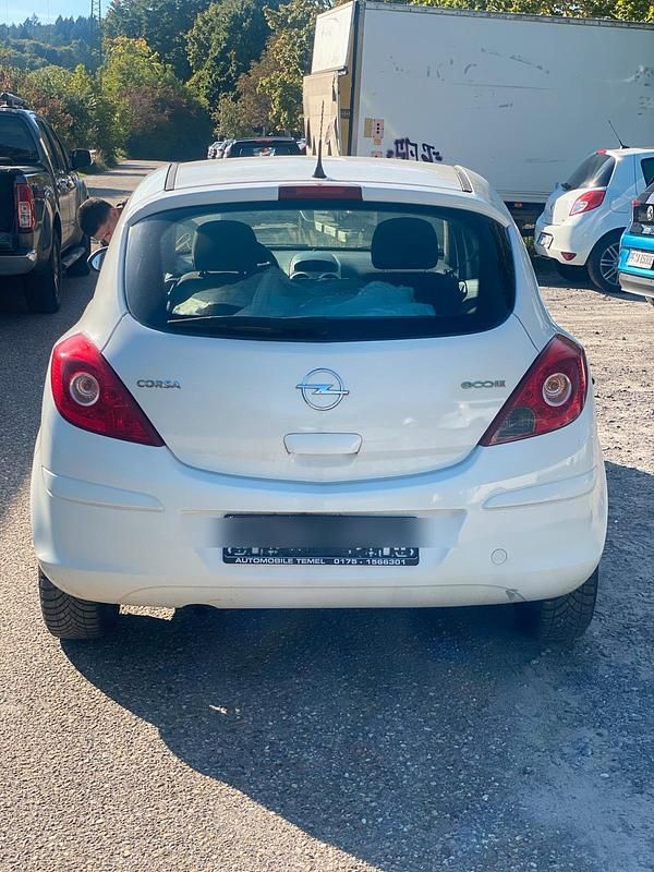 Weiß Gebraucht 2009 Opel Corsa Eco Kleinwagen | 990 € (Superpreis) - Bild 1/4
