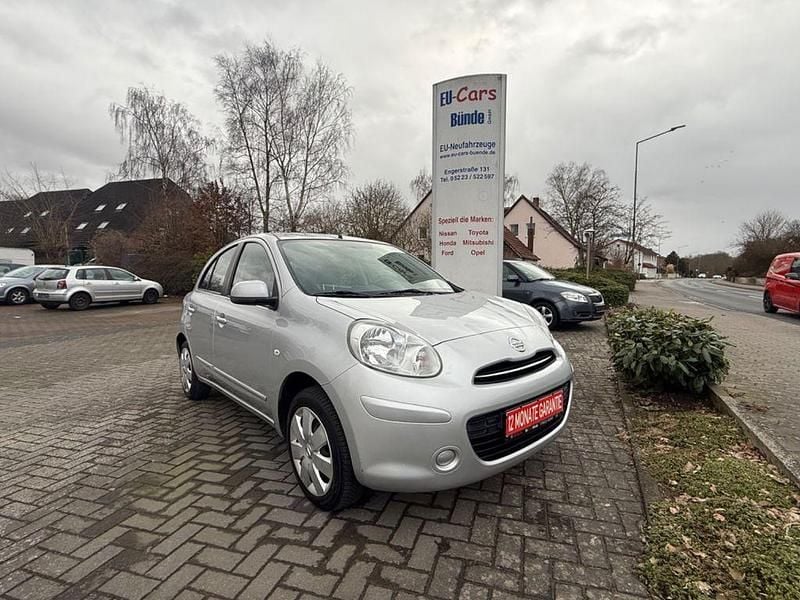 Gebraucht Nissan Micra Acenta 80 PS (58 kW) 2013 Silber Kleinwagen