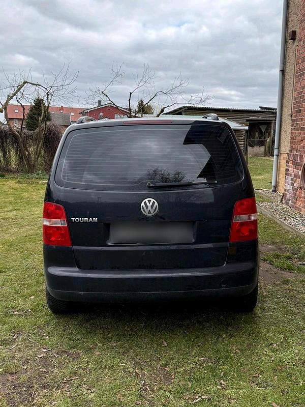 Gebraucht VW Touran 102 PS (75 kW) 2004 Schwarz Van / Kleinbus