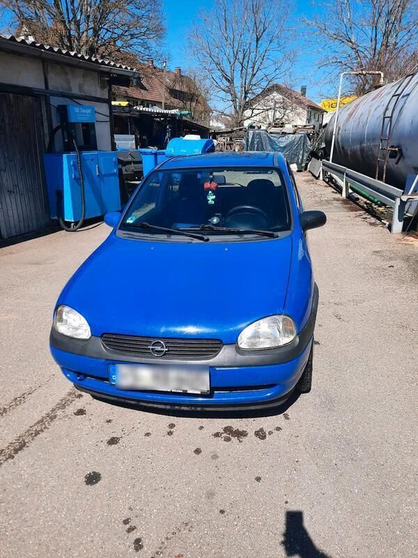 Blau Gebraucht 2000 Opel Corsa Kleinwagen | 350 € (Superpreis) - Bild 1/4