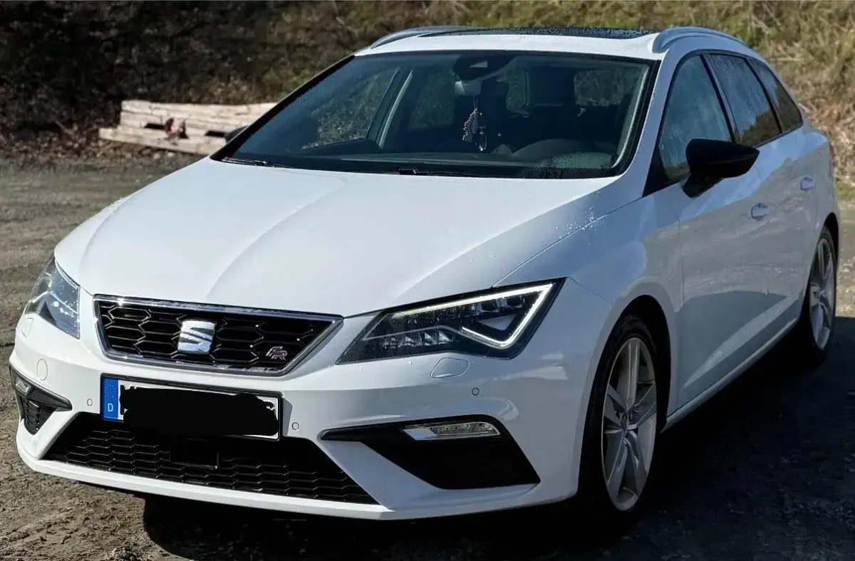 Usata Seat Leon FR 190 CV (139 kW) 2018 Bianco Station wagon