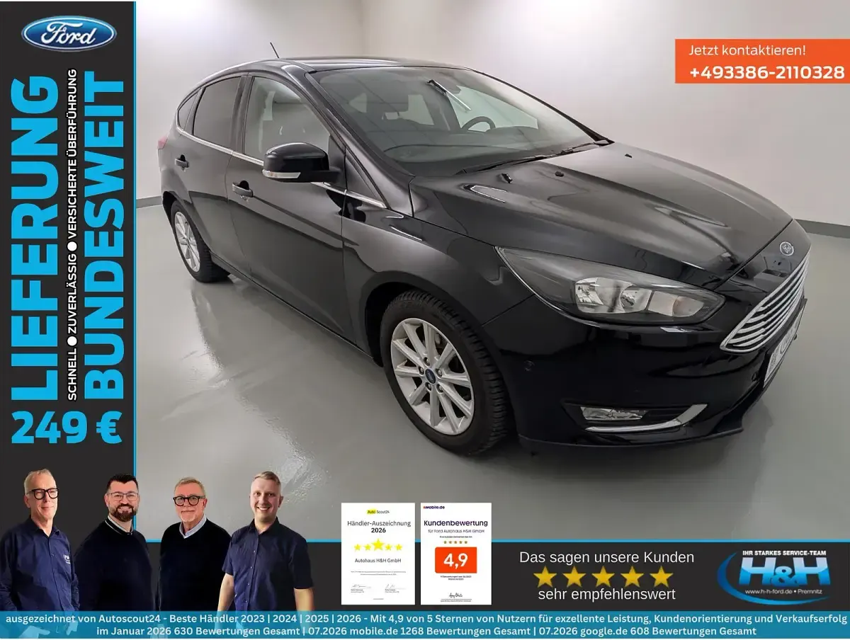 Gebraucht Ford Focus Titanium 101 PS (74 kW) 2017 Limousine