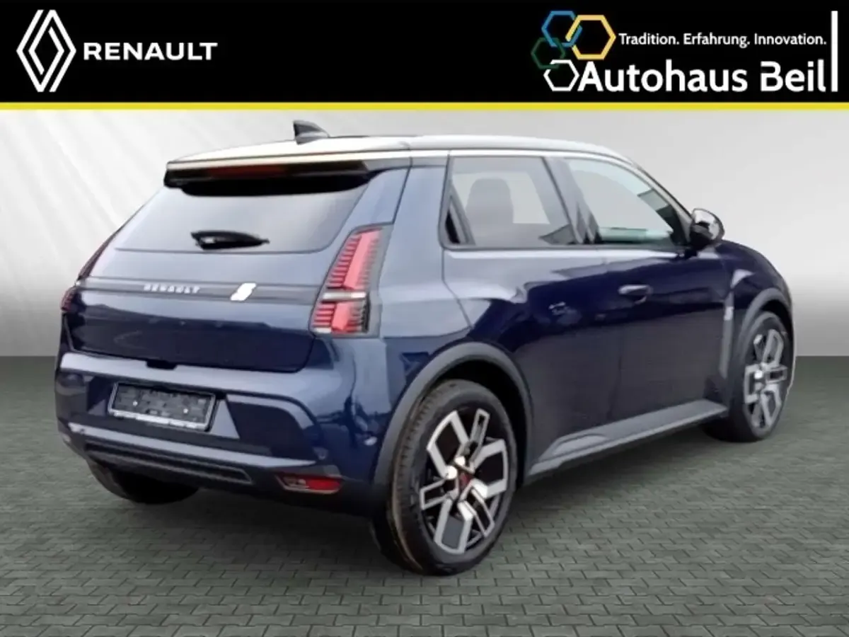 Gebraucht Renault R5 Komfort 110 kW (150 PS) 2024 Nachtblau metallic, black pea Kleinwagen