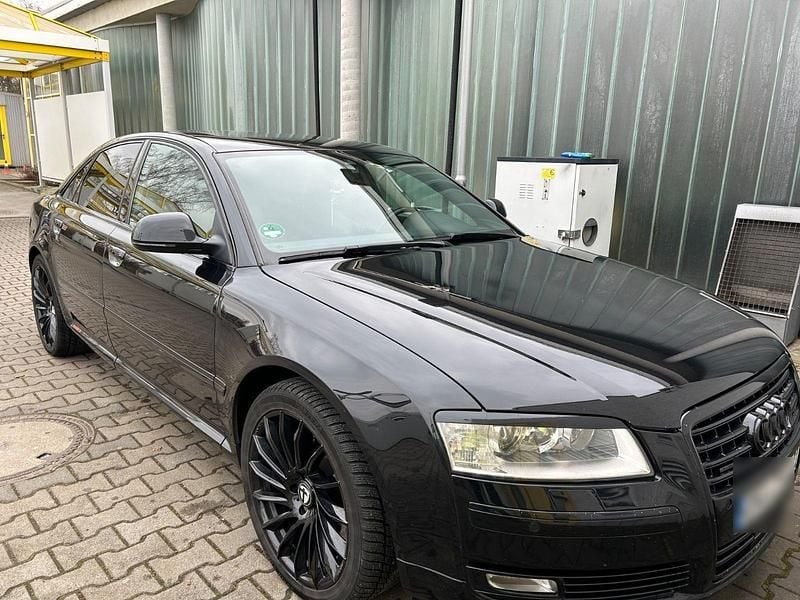 Schwarz Gebraucht 2009 Audi A8 Ambiente Limousine | 8.660 € (Fairer Preis) - Bild 1/4