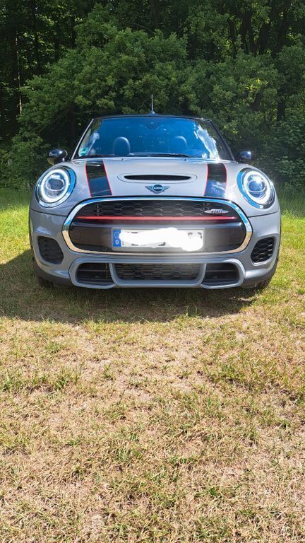 Grau Gebraucht 2019 Mini John Cooper Works Cabriolet Cabrio | 25.590 € (Superpreis) - Bild 1/4