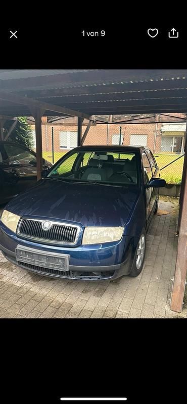 Blau Gebraucht 2002 Skoda Fabia Kleinwagen | 1.000 € (Fairer Preis) - Bild 1/4