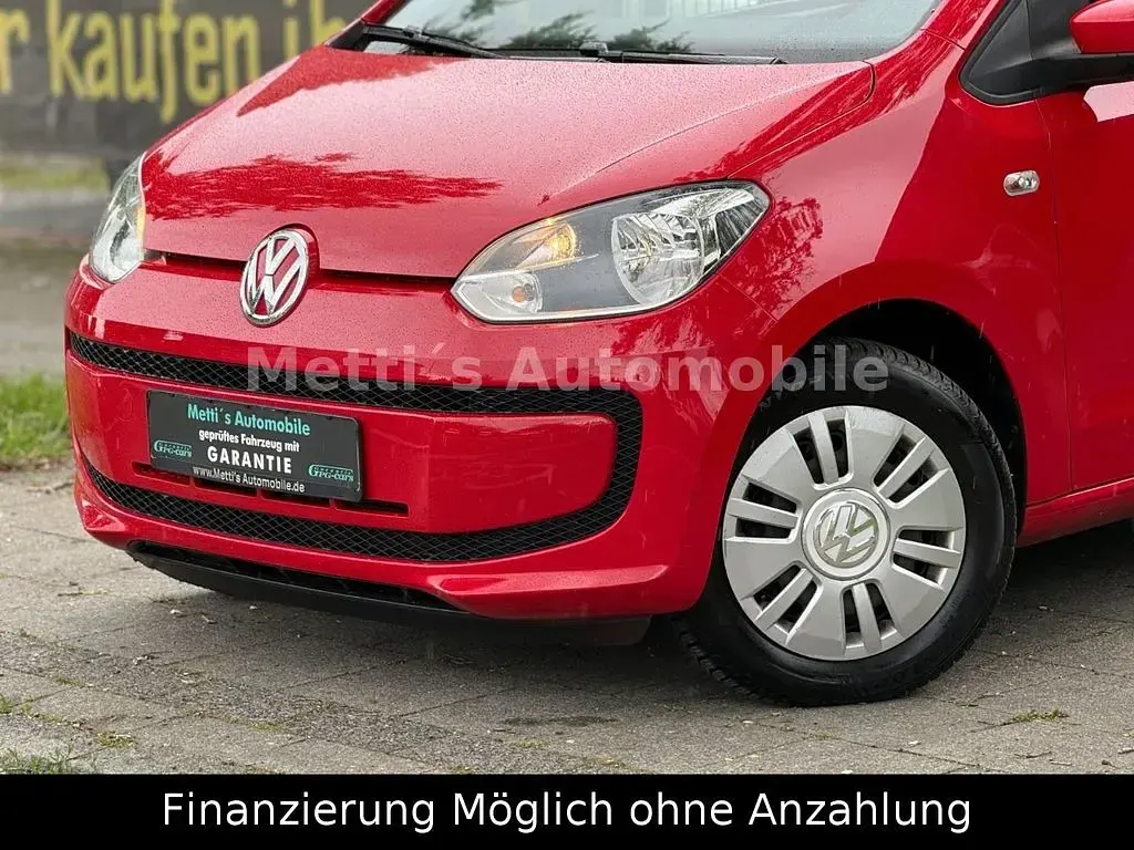 Gebraucht VW up! move up! 60 PS (44 kW) 2014 Rot Kleinwagen