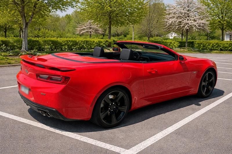 Gebraucht Chevrolet Camaro SS 460 PS (338 kW) 2016 Rot Cabrio