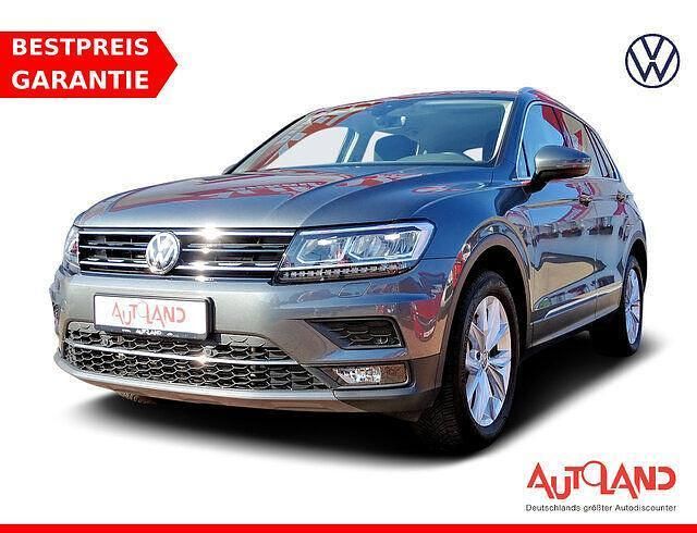 Indiumgrau metallic (metallic) Gebraucht 2019 VW Tiguan Highline SUV | 28.490 € (Guter Preis) - Bild 1/4