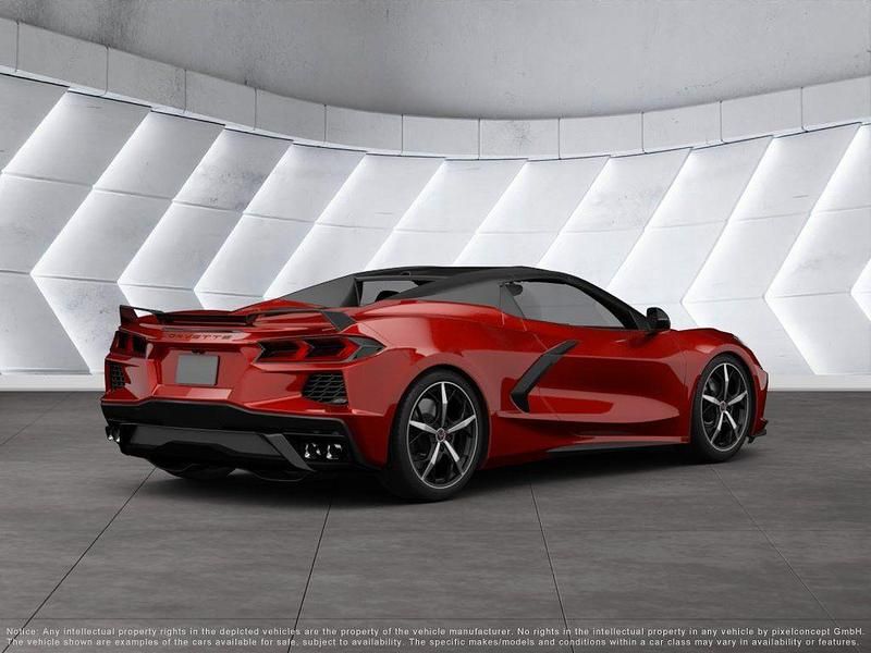 Nowe Corvette C8 482 KM (354 kW) 2025 Czerwony Coupe