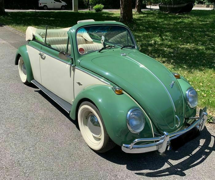 Grün Gebraucht 1970 VW Käfer Cabrio | 48.000 € - Bild 1/4