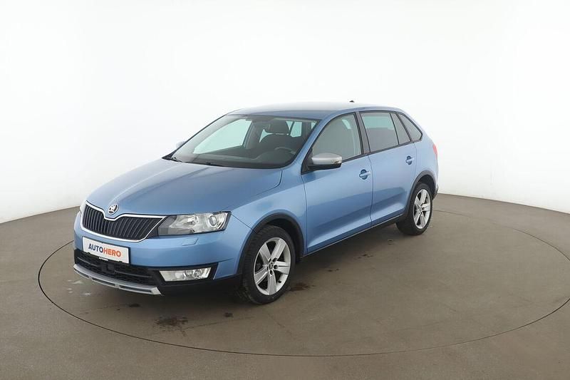 Gebraucht Skoda Rapid ScoutLine 90 PS (66 kW) 2016 Blau Kleinwagen