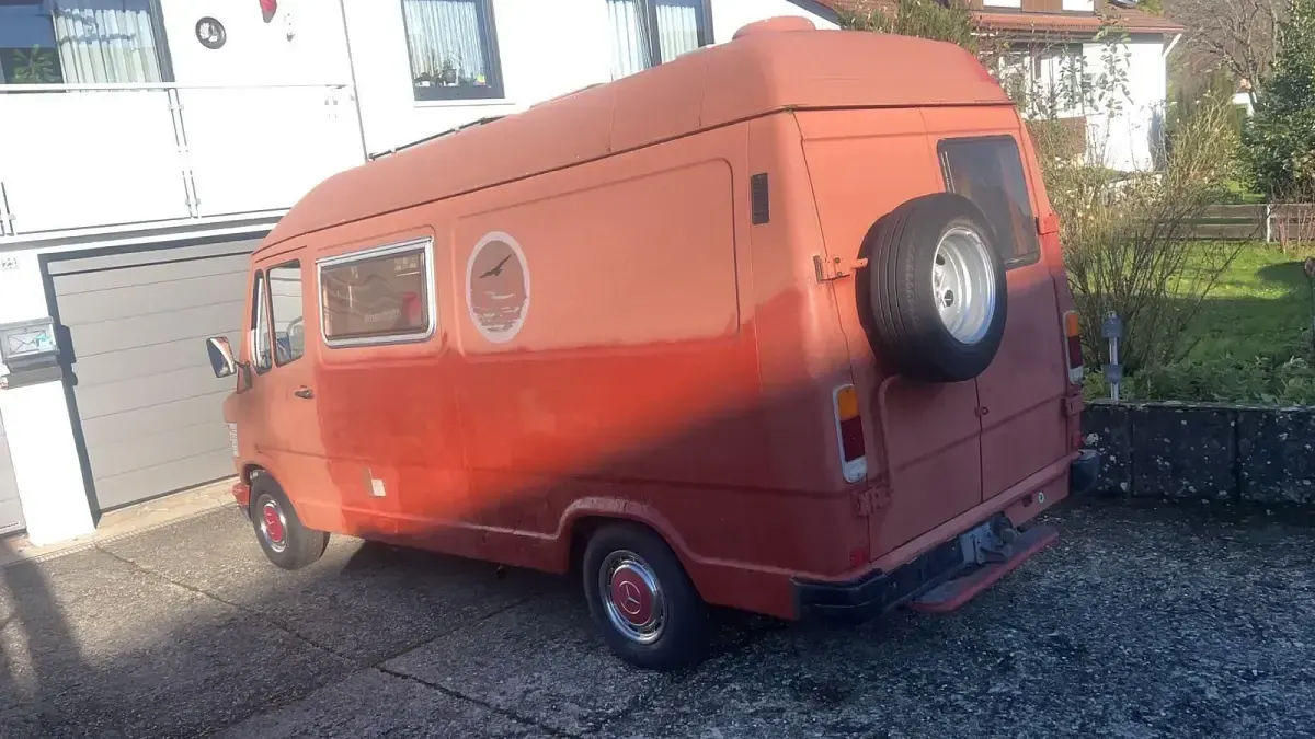 Gebraucht Mercedes T1 86 PS (63 kW) 1979 Orange Van