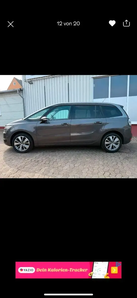 Gebraucht Citroën Grand C4 Picasso 120 PS (88 kW) 2016 Braun Van / Kleinbus