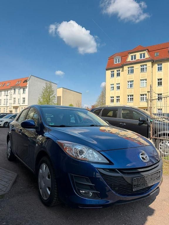 Gebraucht Mazda 3 Active Plus 105 PS (77 kW) 2011 Blau Limousine