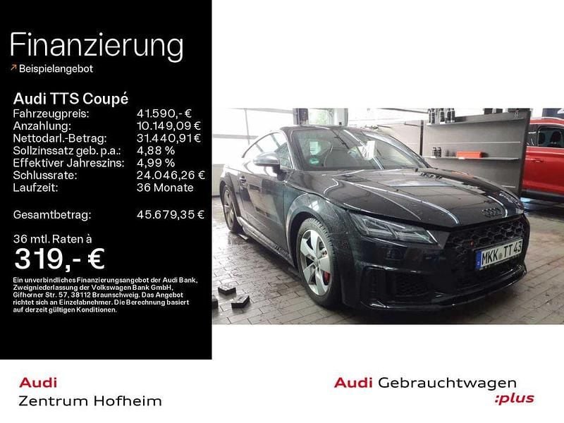 Mythosschwarz metallic Gebraucht 2023 Audi TTS Sport Coupé | 41.590 € (Guter Preis) - Bild 1/4