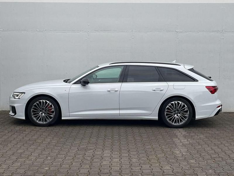 Gebraucht Audi A6 S-Line 367 PS (269 kW) 2022 Gletscherweiß metallic Kombi