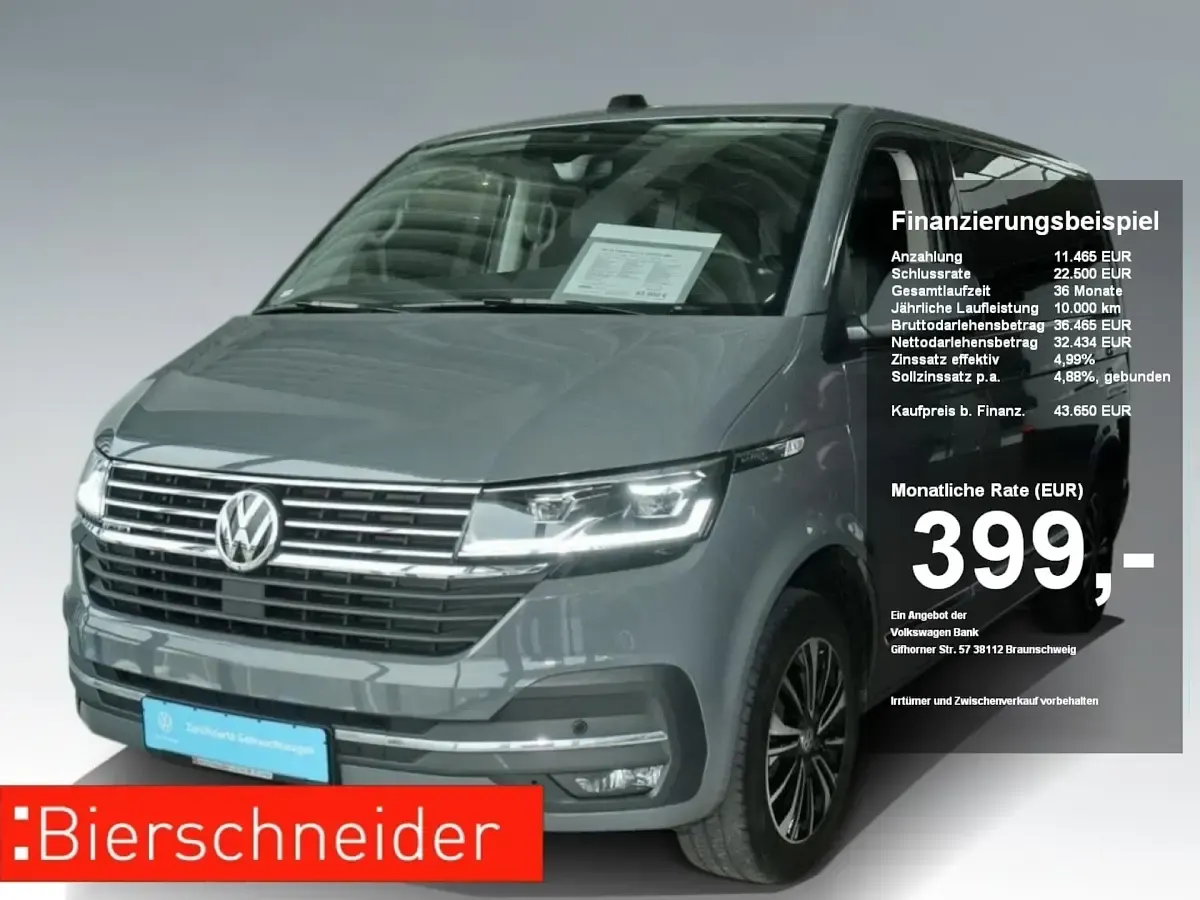 Second-hand VW Multivan Generation Six 204 CP (150 kW) 2022 Monovolum