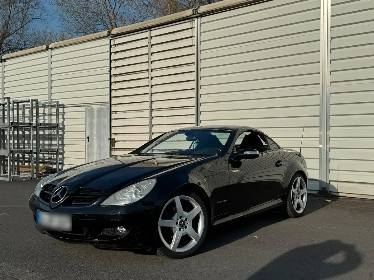 Gebraucht Mercedes SLK200 AMG 163 PS (119 kW) 2006 Schwarz Cabrio