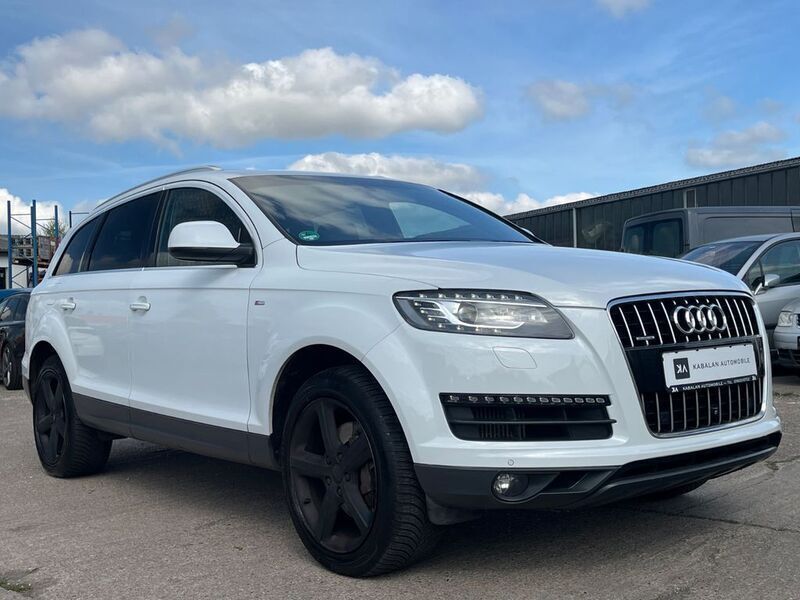 Weiß Gebraucht 2014 Audi Q7 S-Line SUV | 18.490 € (Superpreis) - Bild 1/4