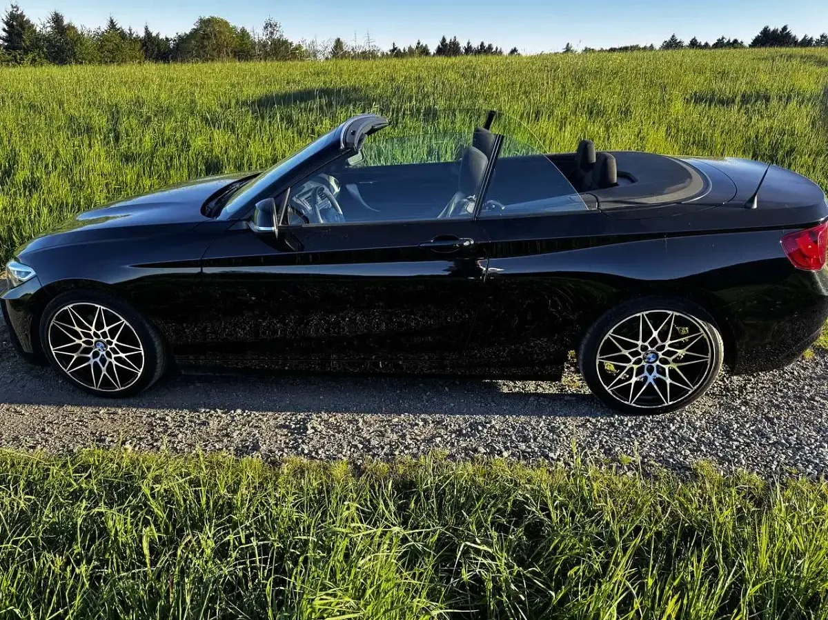 Usata BMW 220 184 CV (135 kW) 2016 Nero Cabrio