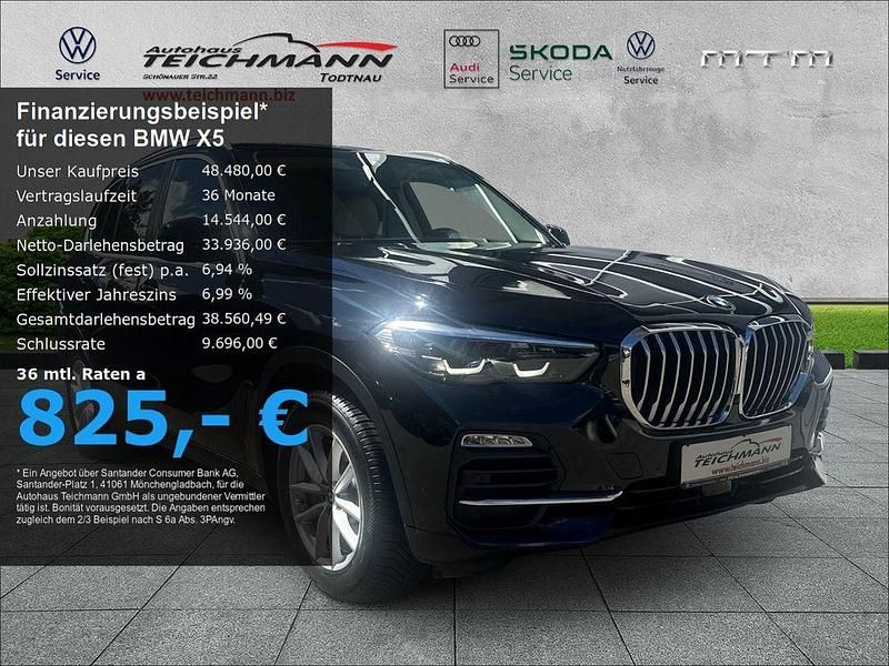 Schwarz ii Gebraucht 2020 BMW X5 Sport Line SUV | 48.480 € (Teuer) - Bild 1/4