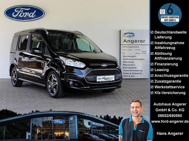 Gebraucht Ford Tourneo Connect Titanium 120 PS (88 kW) 2017 Iridiumschwarz metallic Van / Kleinbus