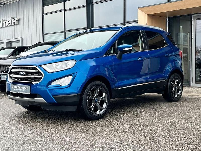 Blau Gebraucht 2019 Ford Ecosport Titanium SUV | 13.800 € (Etwas zu teuer) - Bild 1/4
