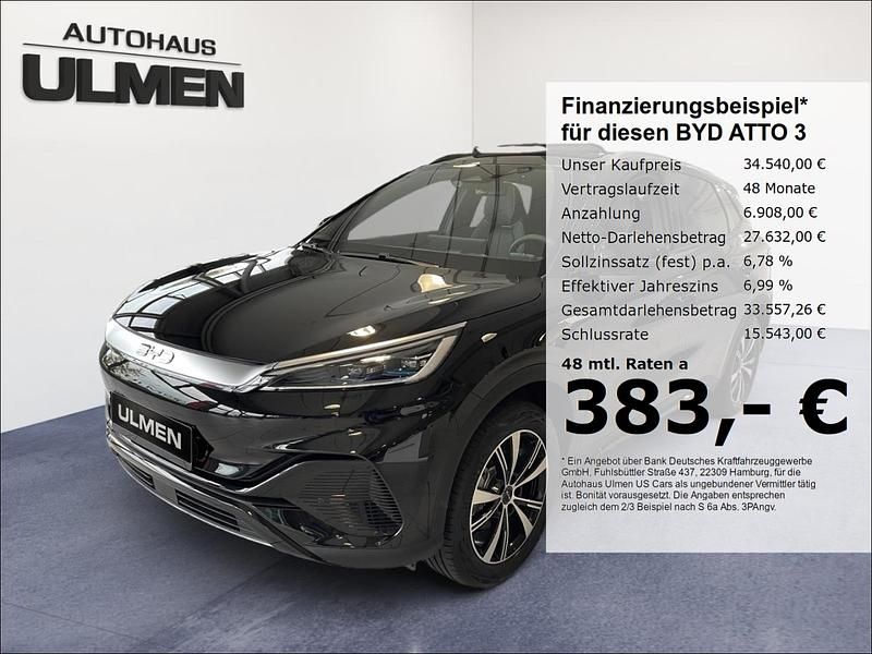Schwarz Neu 2025 BYD Atto 3 Design SUV | 34.540 € (Fairer Preis) - Bild 1/4