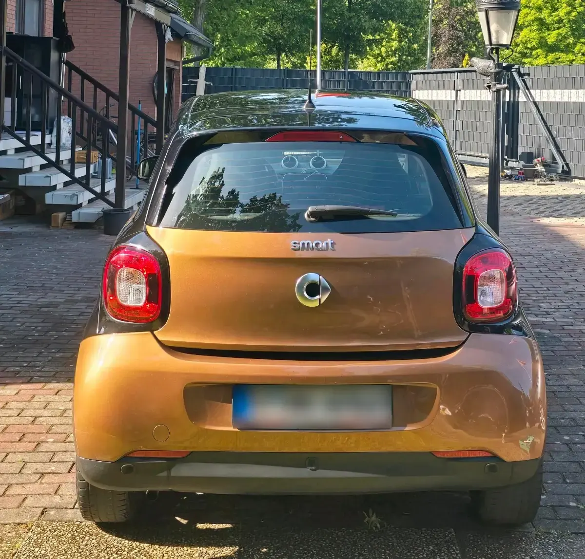 Używany Smart ForFour 75 KM (55 kW) 2015 Brązowy Hatchback