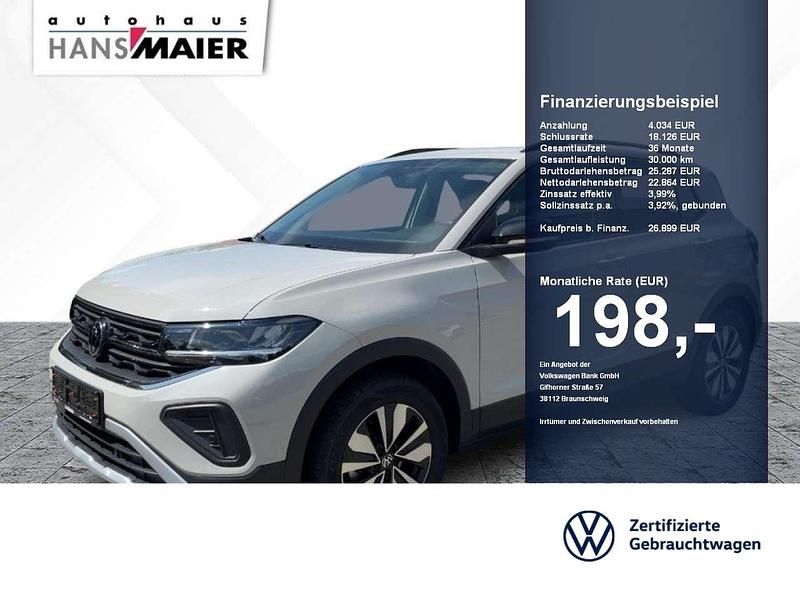 Grau Gebraucht 2024 VW T-Cross Goal SUV | 26.899 € (Guter Preis) - Bild 1/2