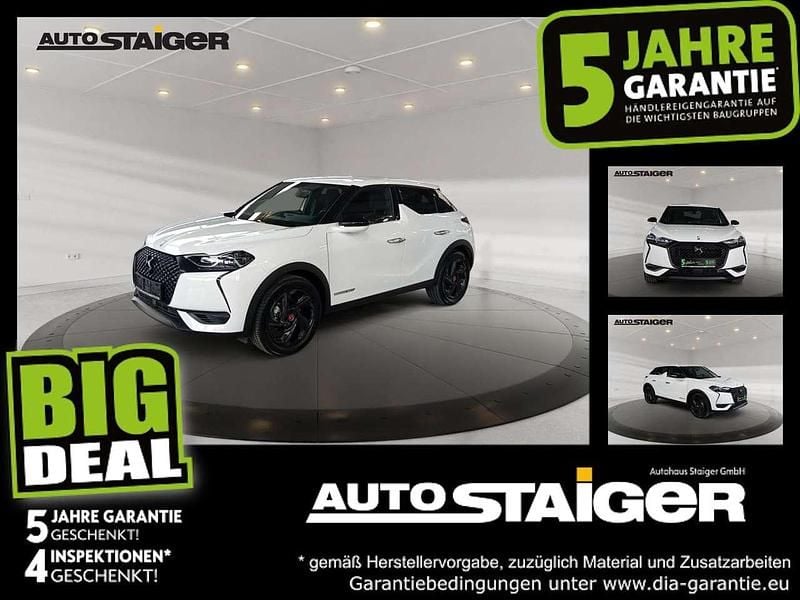 Lack weiss banquise/typ aussen Gebraucht 2022 DS Automobiles DS3 Crossback E-Tense Performance Line Plus SUV | 16.887 € (Fairer Preis) - Bild 1/4