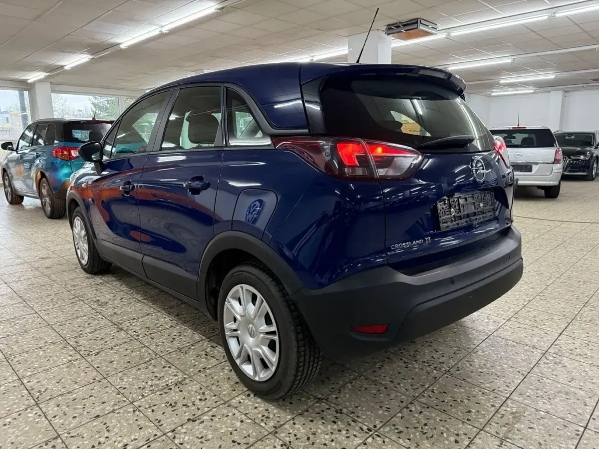 Gebraucht Opel Crossland X Edition 82 PS (60 kW) 2019 Blau SUV
