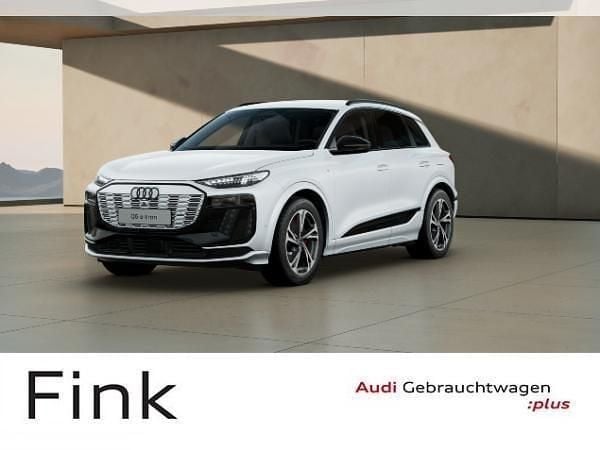 Weiß (gletscherweiß metallic) Gebraucht 2025 Audi Q6 e-tron S-Line SUV | 64.950 € (Guter Preis) - Bild 1/4