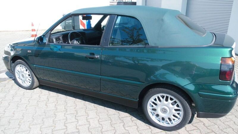 Grün Gebraucht 1999 VW Golf Cabriolet Cabrio | 5.950 € - Bild 1/4