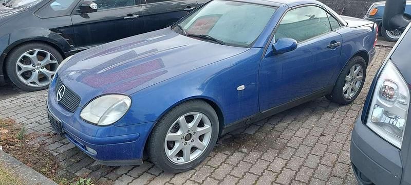 Blau Gebraucht 1998 Mercedes SLK200 Cabrio | 2.850 € (Guter Preis) - Bild 1/4