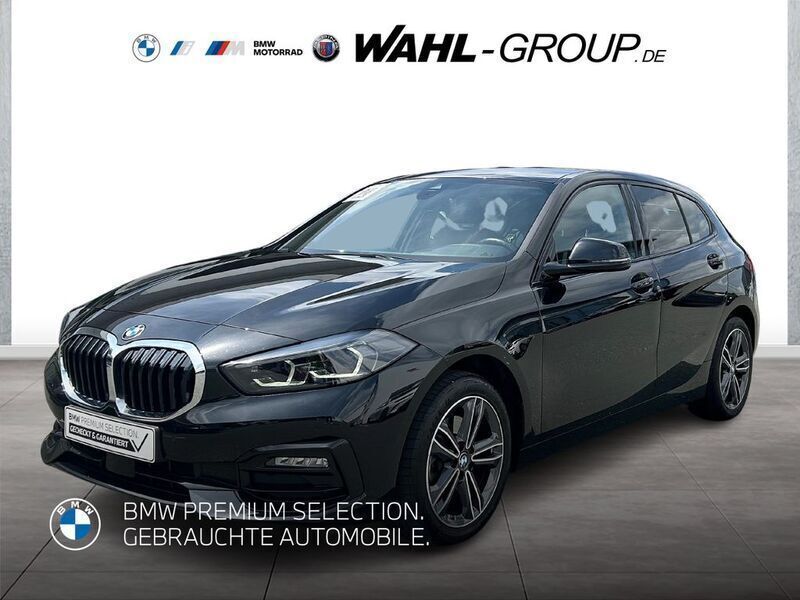 Schwarz Gebraucht 2021 BMW 118 Sport Line Kleinwagen | 22.950 € (Fairer Preis) - Bild 1/4