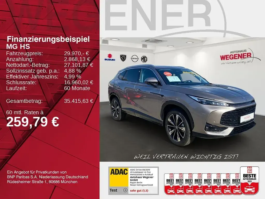 Gebraucht MG HS Luxury 224 PS (164 kW) 2025 Sterling silver SUV
