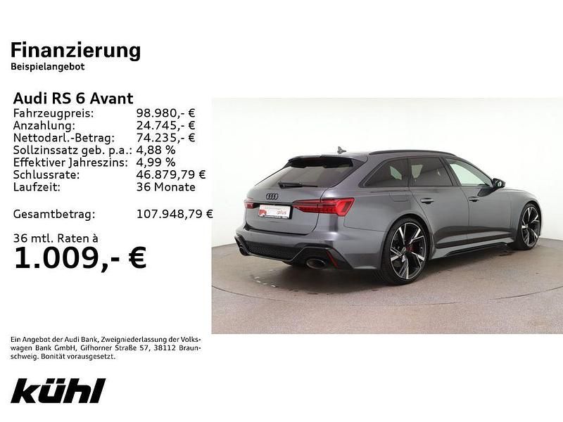 Gebraucht Audi RS6 Ambiente 600 PS (441 kW) 2023 Daytonagrau perleffekt Kombi