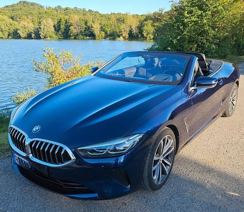 Blau Gebraucht 2021 BMW 840 Efficient Dynamics Coupé | 52.500 € (Superpreis) - Bild 1/4