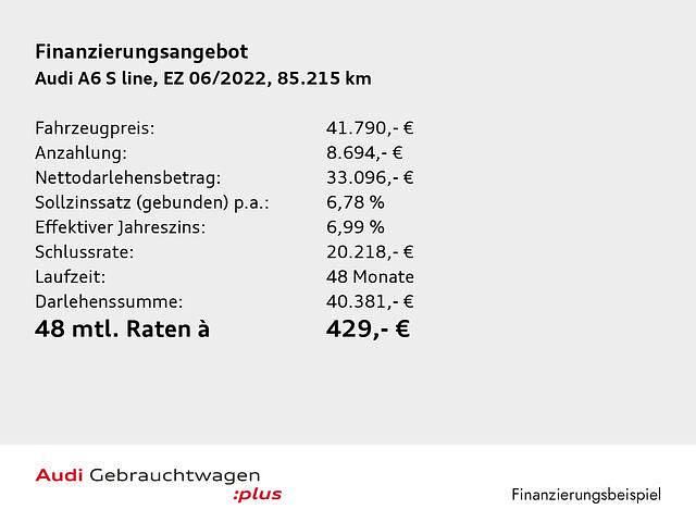 Gebraucht Audi A6 Comfort 367 PS (269 kW) 2022 Mythosschwarz metallic Kombi