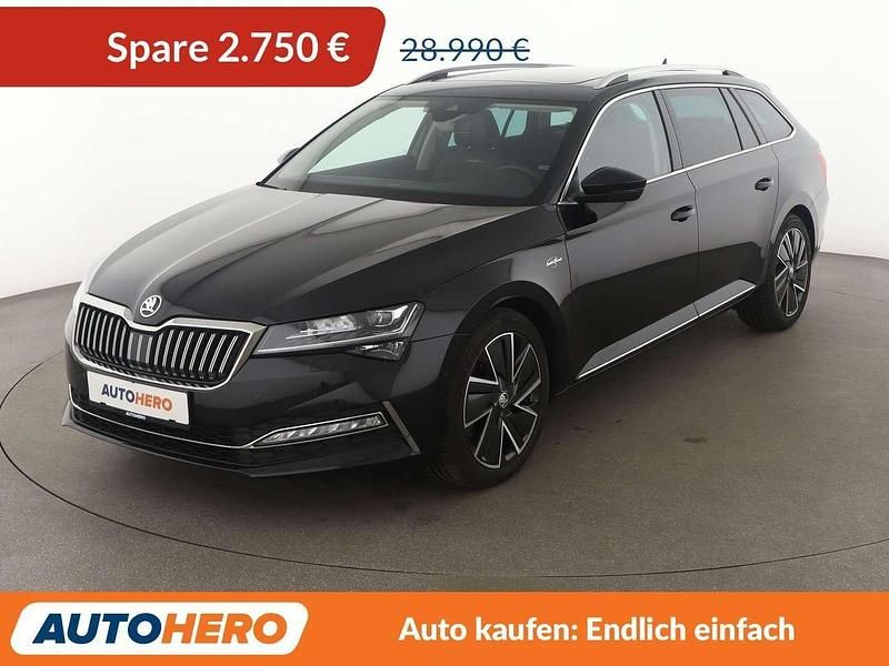 Cerna magic/black magic Gebraucht 2020 Skoda Superb LAURIN & KLEMENT Kombi | 26.240 € (Guter Preis) - Bild 1/3