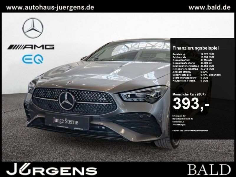 Grau metalliclack mountaingrau Gebraucht 2024 Mercedes CLA250e Shooting Brake AMG Kombi | 41.750 € (Teuer) - Bild 1/4