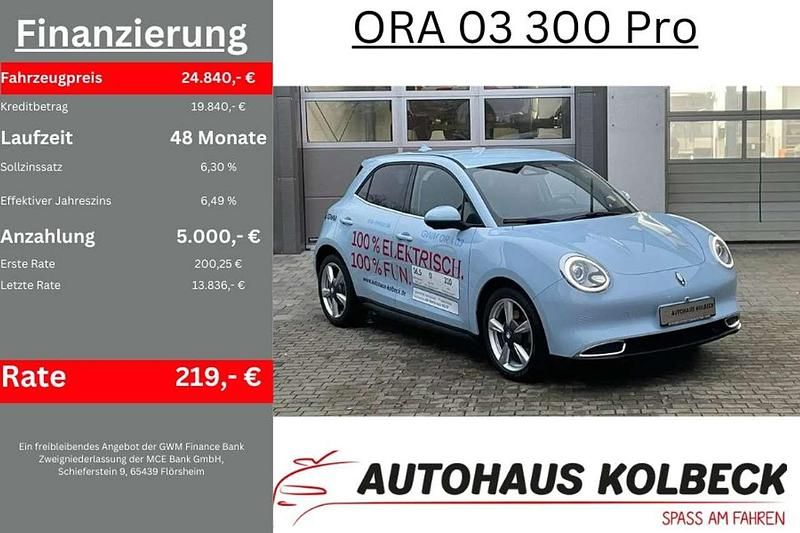 Gebraucht Ora 03 125 kW (171 PS) 2025 Baghr (celestial blue) Kleinwagen