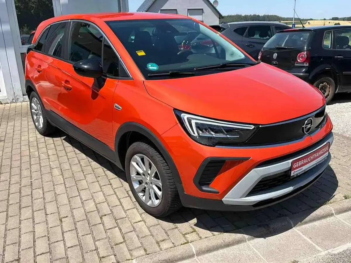 Gebraucht Opel Crossland Elegance 131 PS (96 kW) 2021 Power orange/dynamik orange SUV